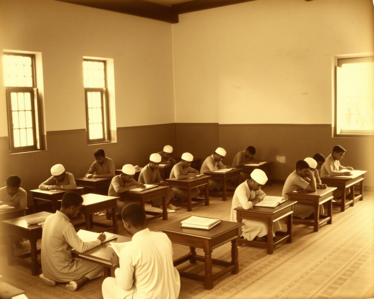 Traditional Qawmi classroom